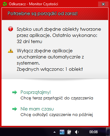 Monitor czystości